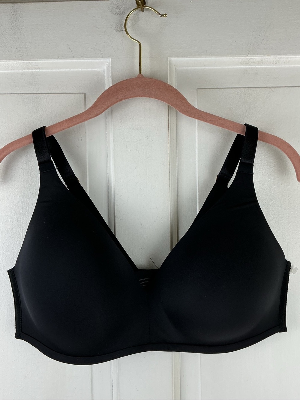 Soma VANISHING 360 Wireless Bra Black 40C NWOT